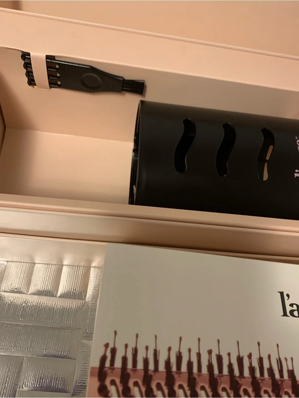 L'ange Hair Le Volume 2-in-1 Box, 60MM Brush Cover, Cleaning Tool READ